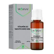 VeNatura Vitamin D3 Takviye Edici Gıda 20 ml Damla