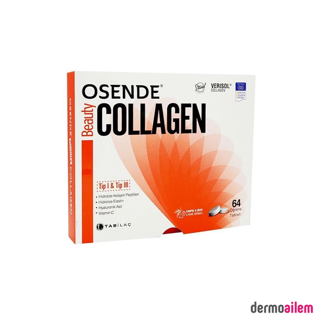 Osende Collagen Beauty 64 Çiğneme Tablet