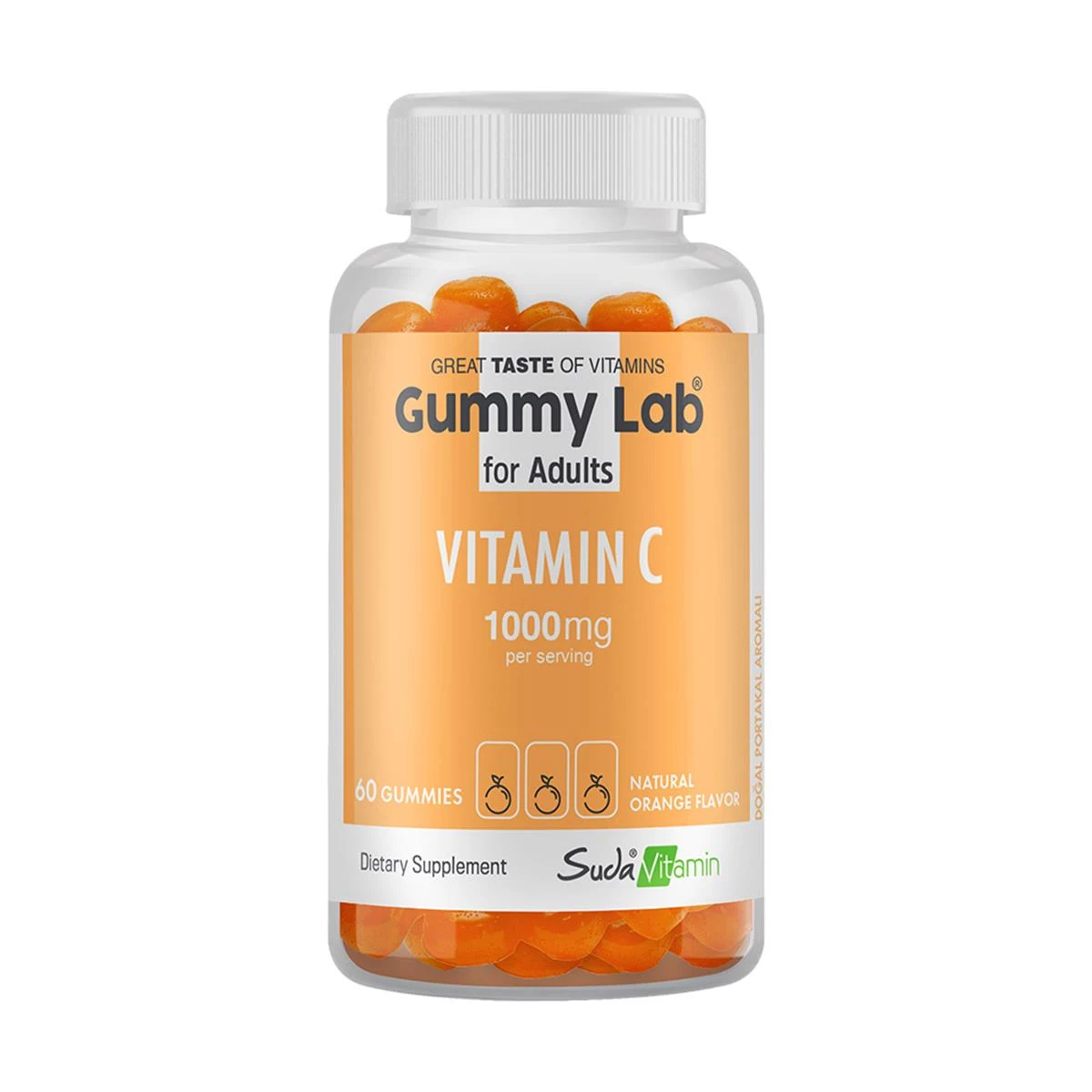 Gummy Lab Vitamin C 1000 mg Adults 60 Gummies
