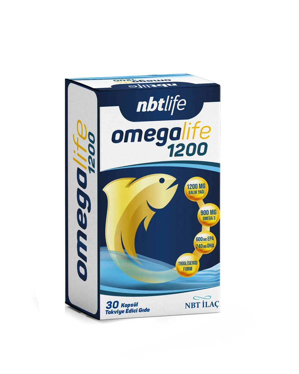 NBT Life Omegalife 2400 Omega 3 30 x 2 Combotech Kapsül