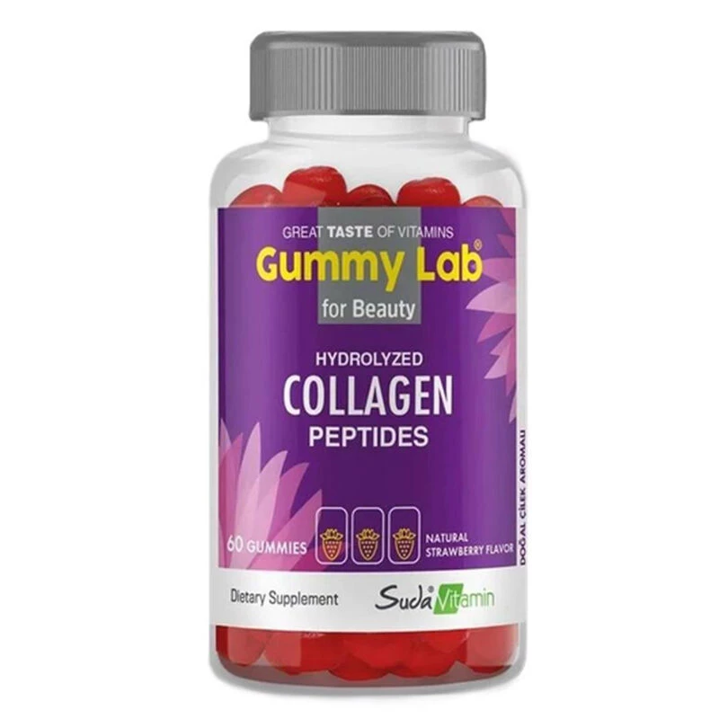 Suda Vitamin Gummy Lab Hydrolyzed Collagen Peptides 60 