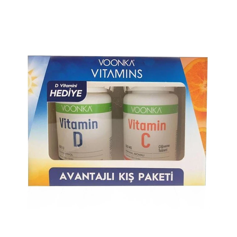 Voonka Vitamins Avantajlı Kış Paketi - D Vitamini Hediye
