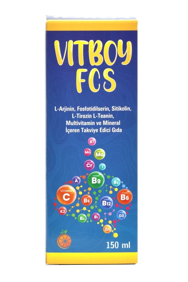 Vitboy FCS Multivitamin ve Mineral İçeren Takviye Edici Gıda 150 ml