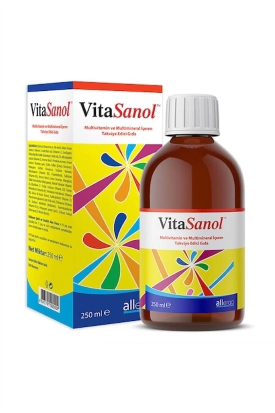 Allergo VitaSanol Multivitamin Şurup 250 ml