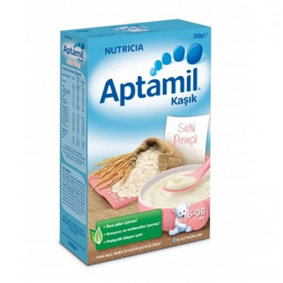 Aptamil Sütlü Pirinçli Kaşık Mama 250 gr | 6-36 ay