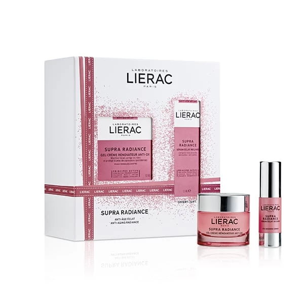 Lierac Supra Radiance Krem Jel + Eye Radiance Serum Seti