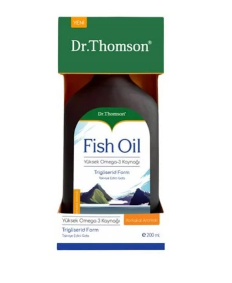 Dr. Thomson Fish Oil Portakal Aromalı 200 ml