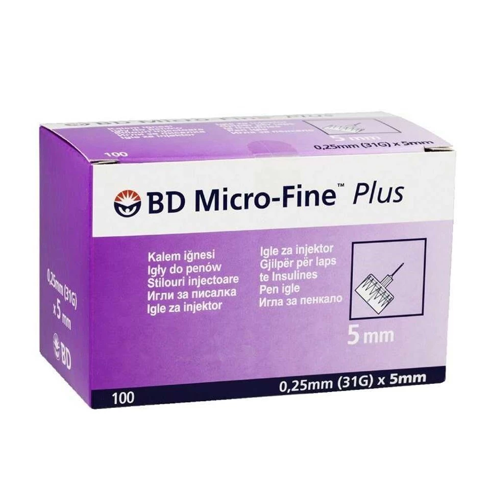 BD-Micro-Fine Plus Kalem İğnesi 0,25mm 31 g x 5mm