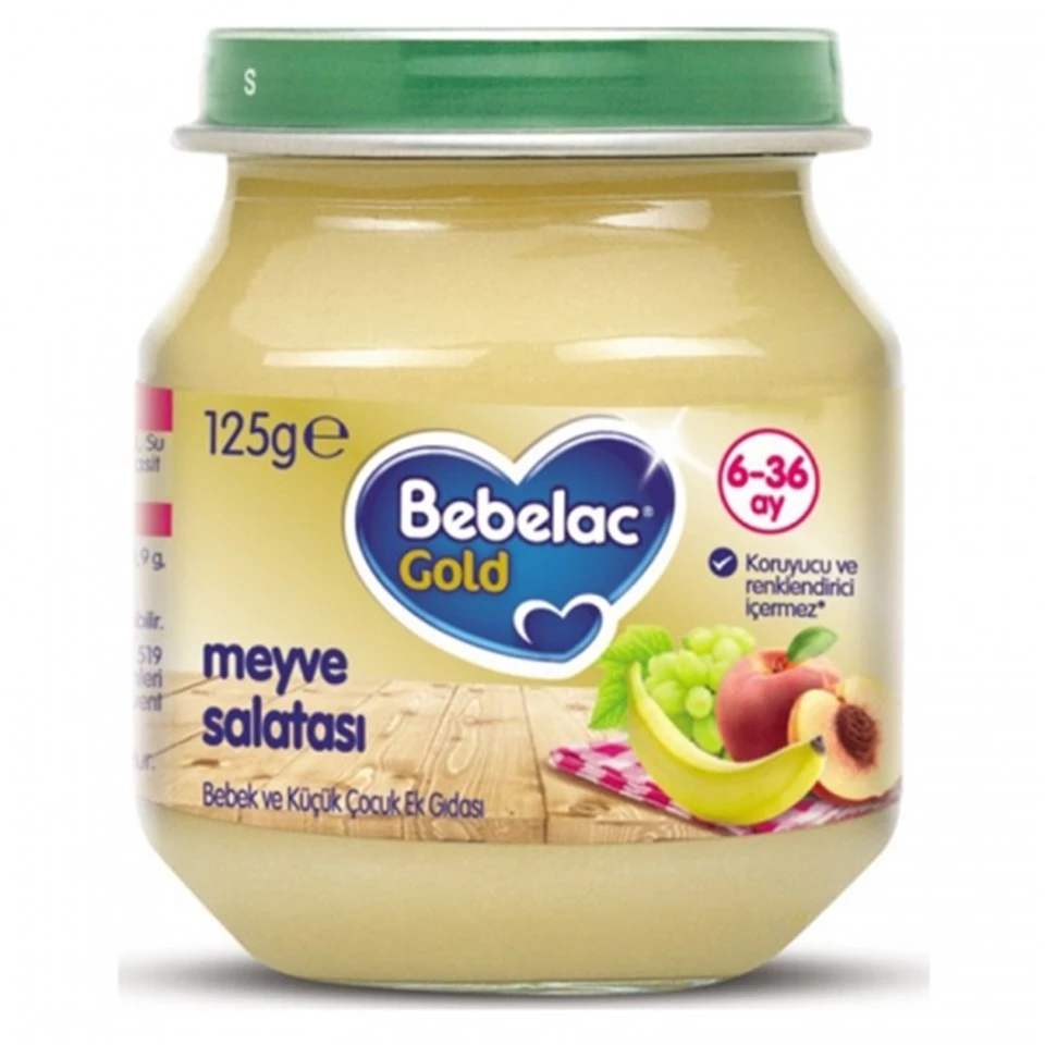 Bebelac Gold Meyve Salatası Püresi 125 gr | +6 Ay