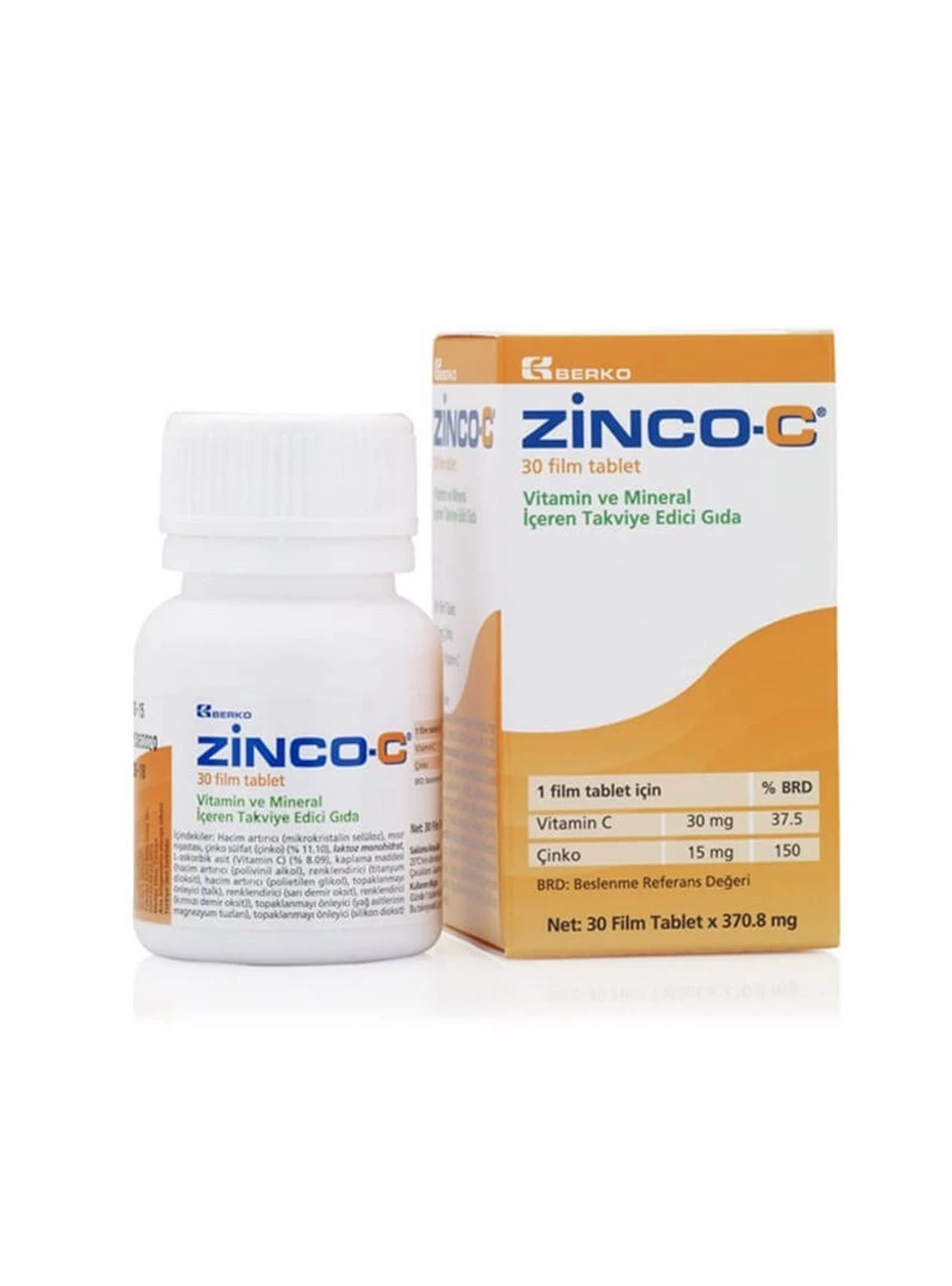 Zinco-c 15 mg 30 Tablet