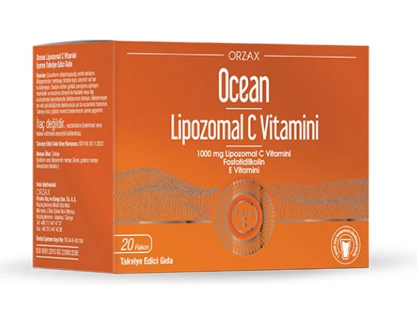 Orzax Ocean Lipozomal C Vitamini 20 Flakon