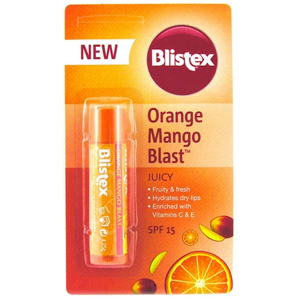 Blistex Orange Mango Blast Meyveli SPF 15 Dudak Kremi 4.25 gr