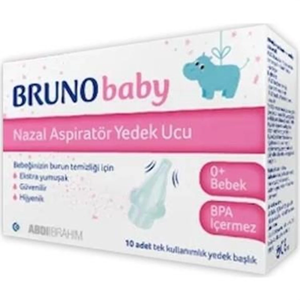 Bruno Baby Nazal Aspiratör Yedek Uç 10'lu