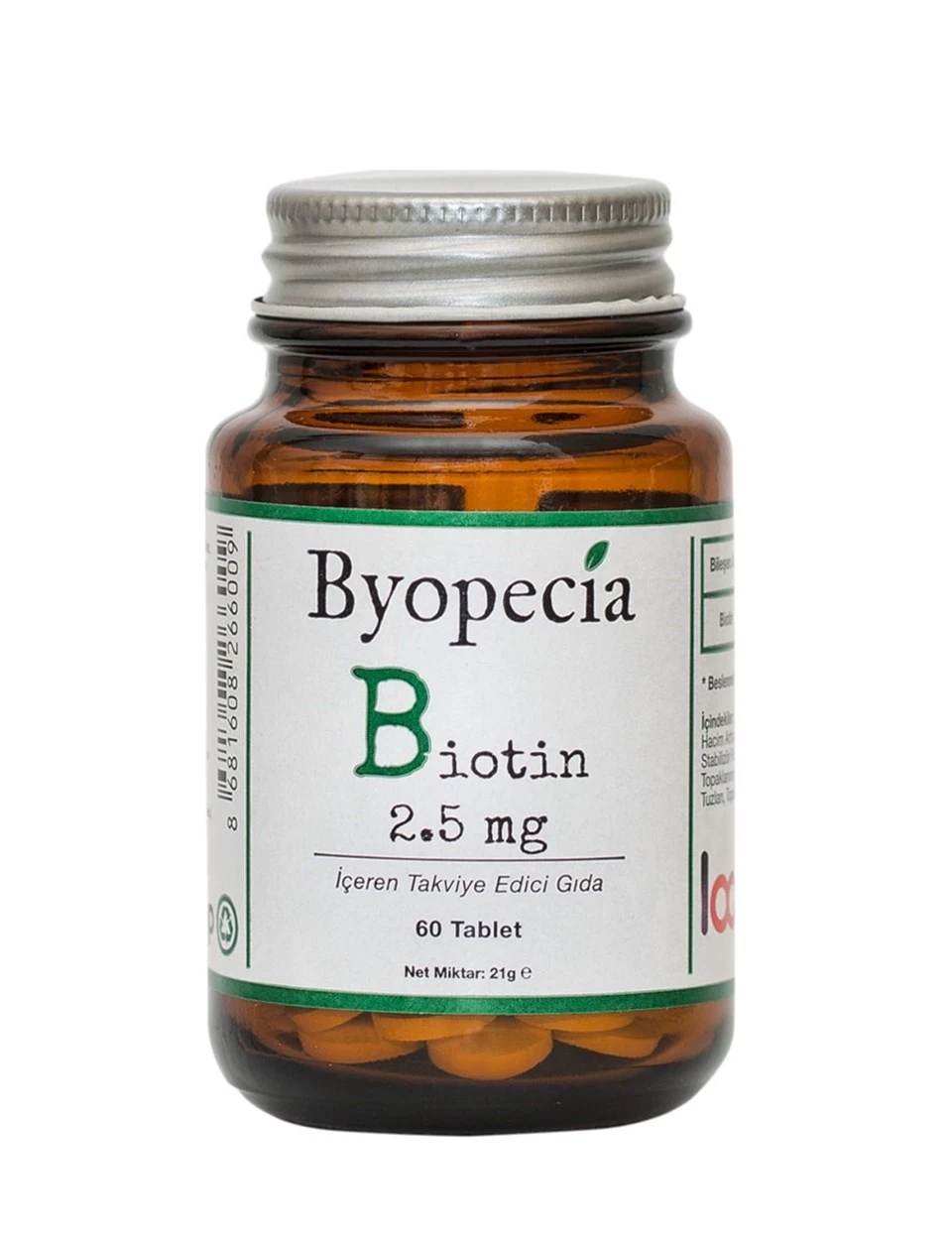Byopecia Biotin 2.5 Mg 60 Tb