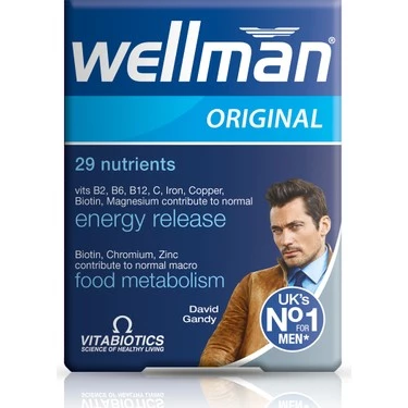 Vitabiotics Wellman 30 tablet