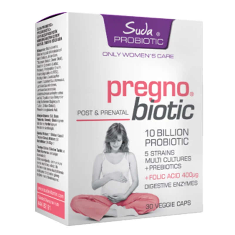 Suda Probiotic Pregno Biotic Takviye Edici Gıda 30 Tablet
