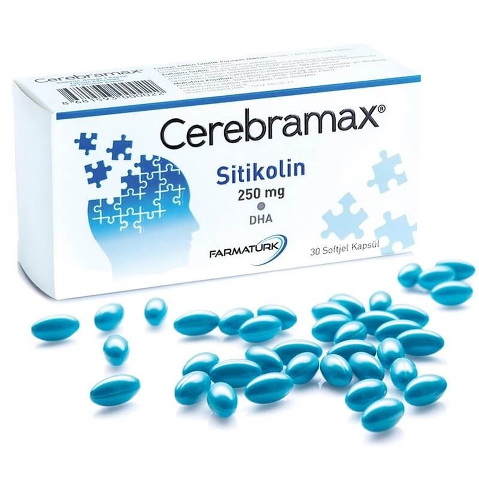Cerebramax 30 Kapsül - Sitikolin içerikli