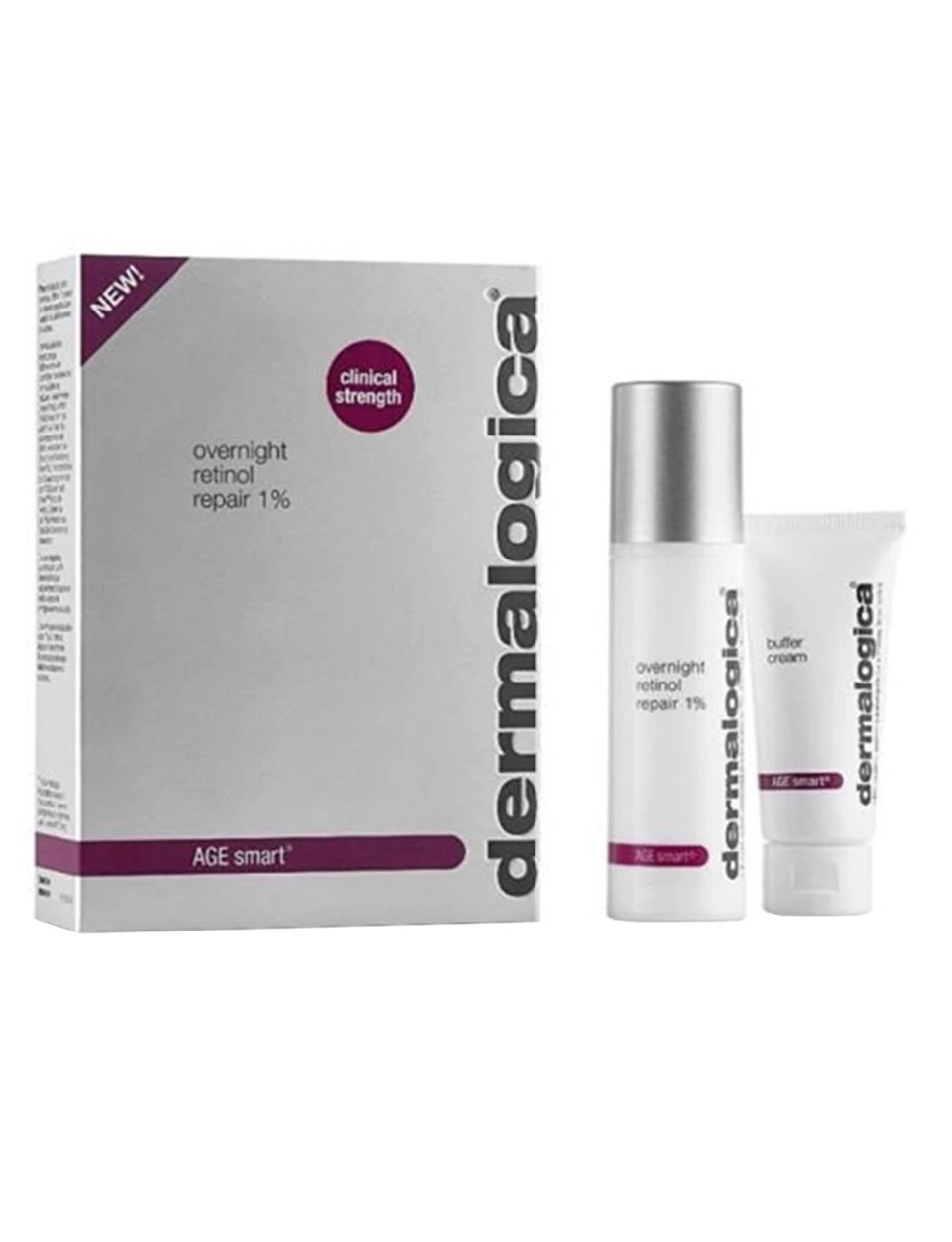 Dermalogica Overnight Retinol Repair 1% 25ml + Buffer Cream 15ml. Retinol'lü gece bakım kremi