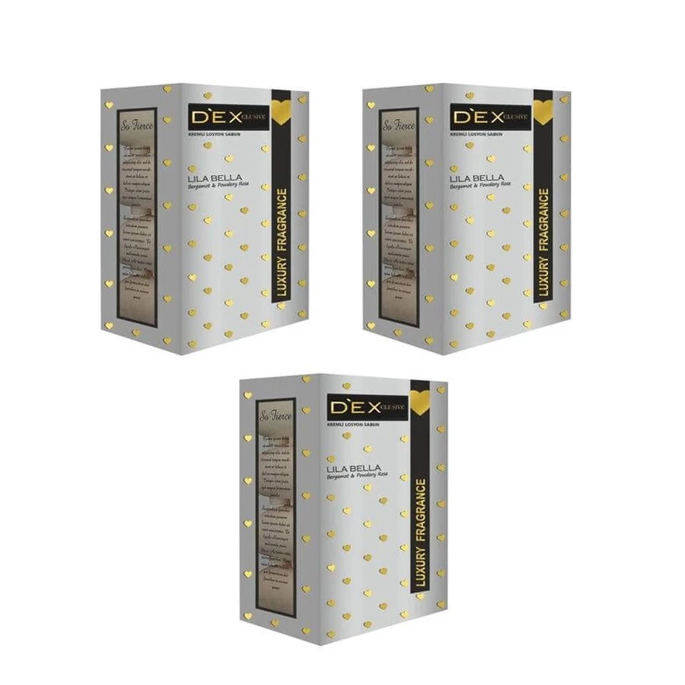 Dex Clusıve Losyon Sabun 4X100 Gr Lıla Bella 3lü Set