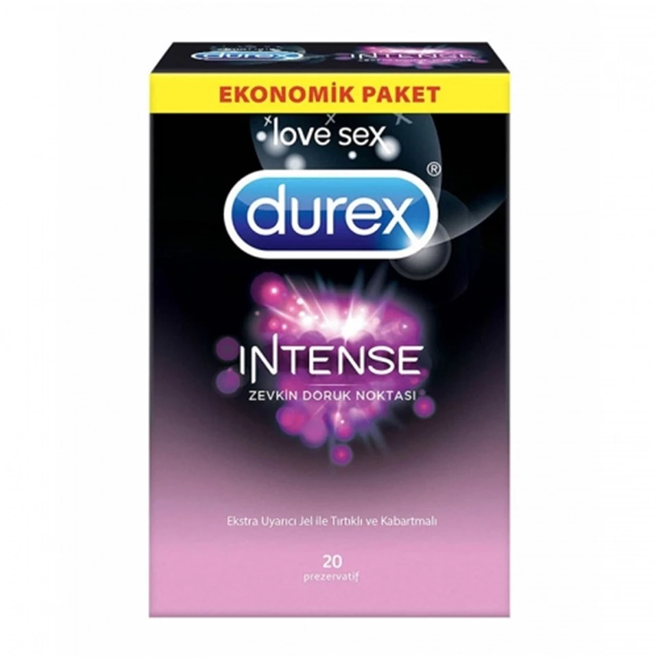 Durex Intense 20 Adet Prezervatif