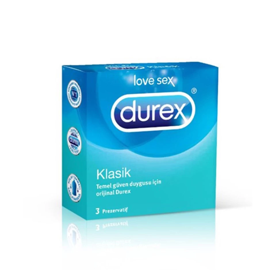 Durex Klasik 3 Adet Prezervatif