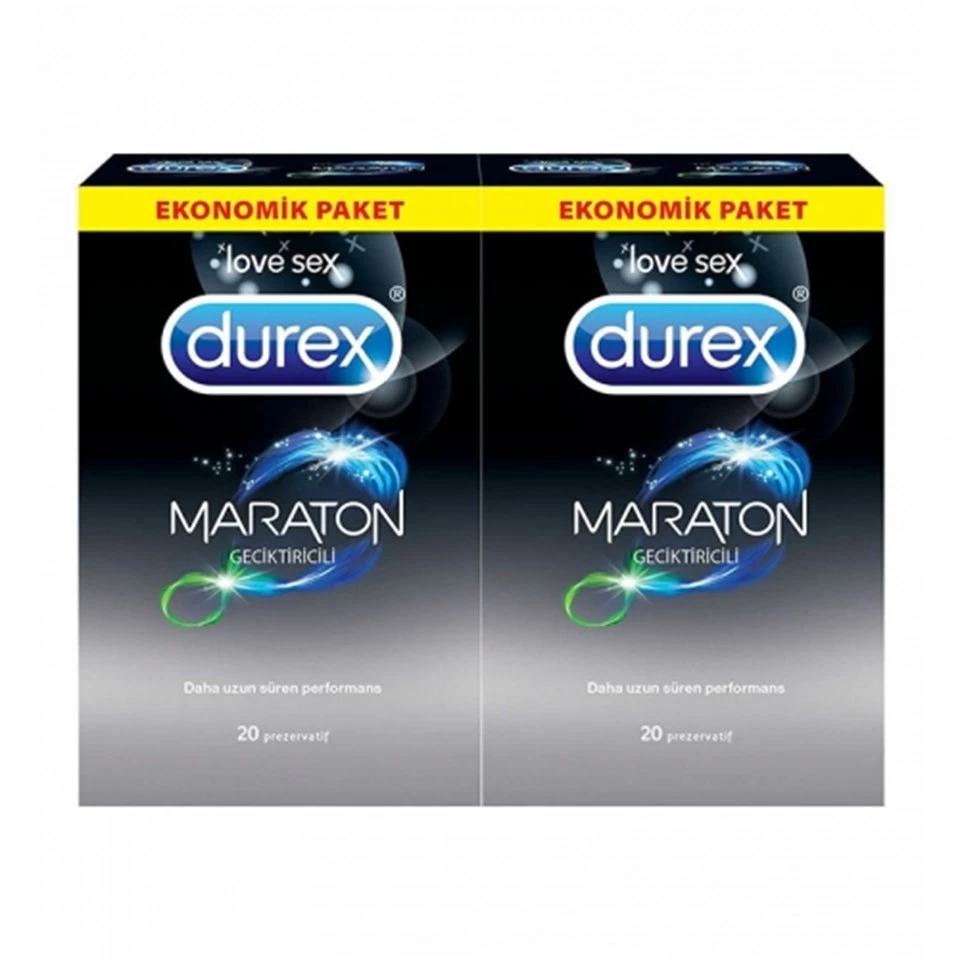 Durex Maraton Ekonomik Paket 20+20 Adet Prezervatif