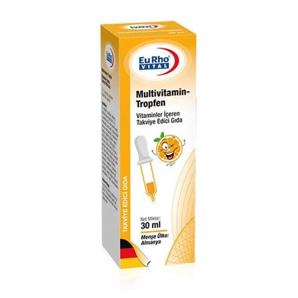EuRho Vital Multivitamin-Tropfen Takviye Edici Gıda 30 ml