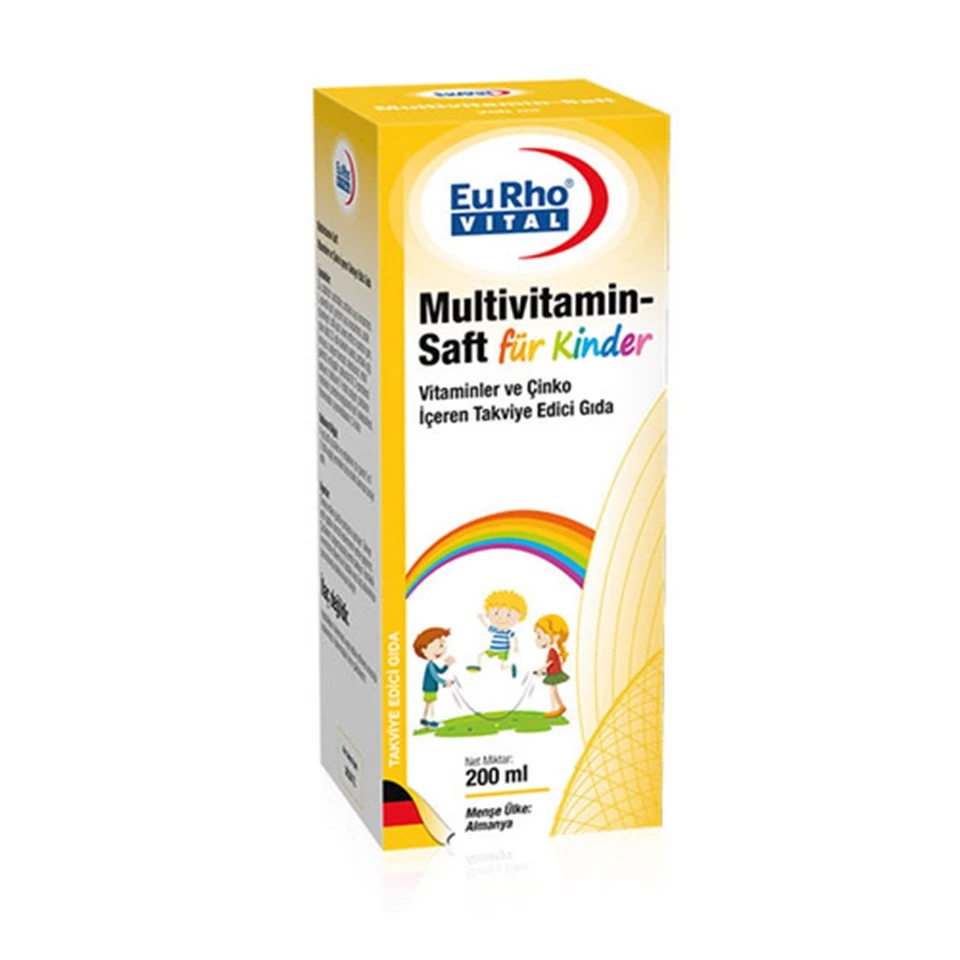 EuRho Vital Multivitamin-Saft Takviye Edici Gıda 200 ml