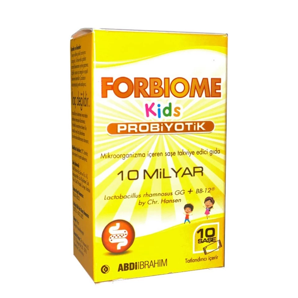 Forbiome Kids Probiyotik Takviye Edici Gıda 10 Saşe