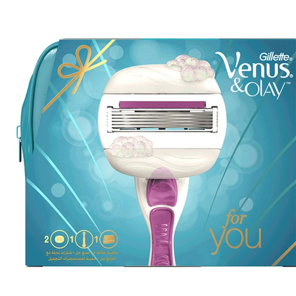 Gillette Venüs - Olay Tıraş Makinesi Yedekli + Çanta HEDİYE