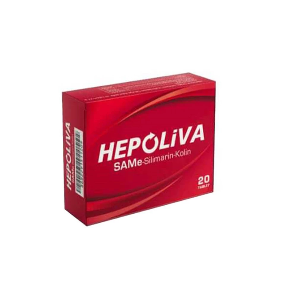 Hepoliva SAMe Silimarin-Kolin Takviye Edici Gıda 20 Tablet