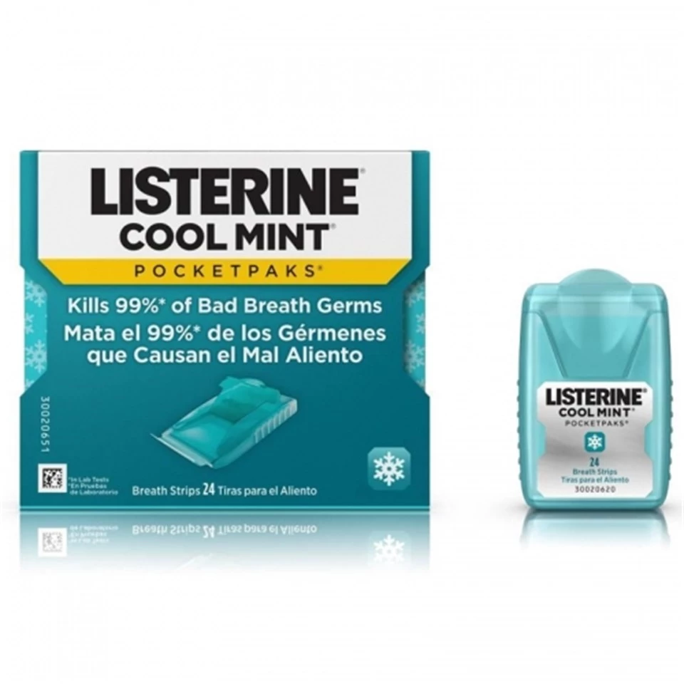 Listerine Coolmint Damak Strips Tekli 24 Yaprak
