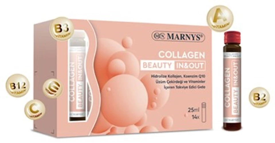 Marnys Collagen Beauty İn Out 25 ml 14 Flakon Kollajen