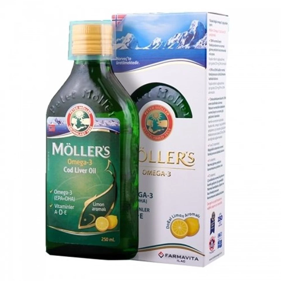Möllers Omega 3 Takviye Edici Gıda Limonlu 250 ml