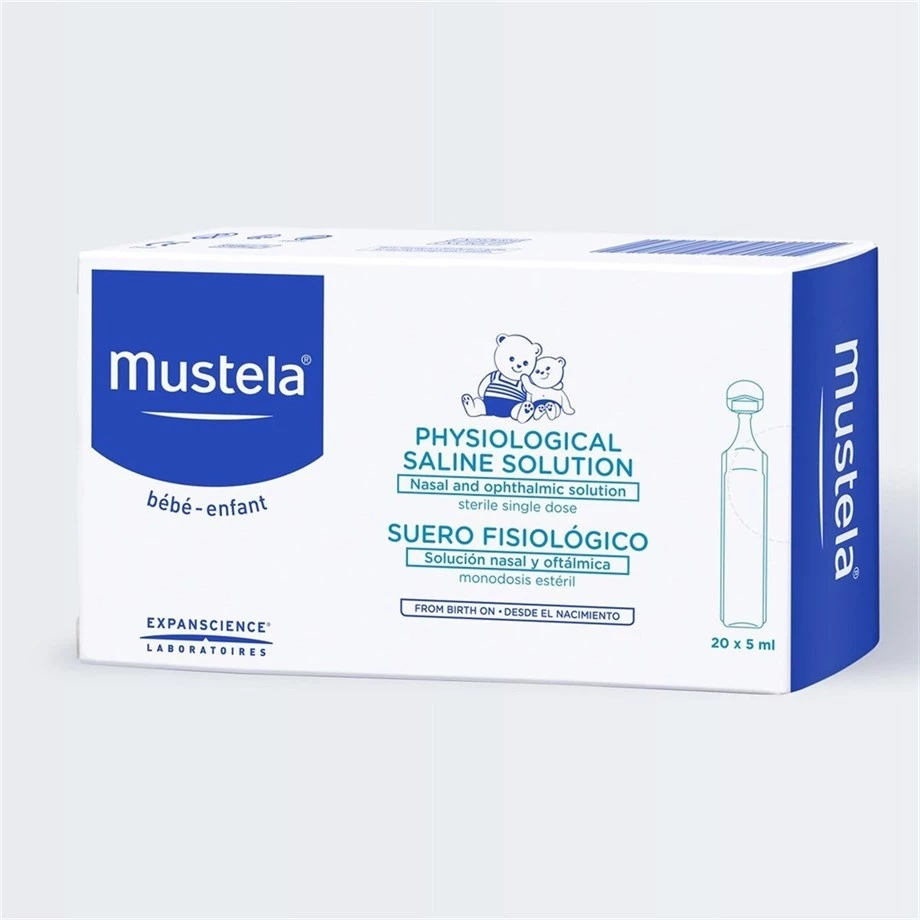 Mustela Serum Fizyolojik Burun Damlası 5 ml 20'l