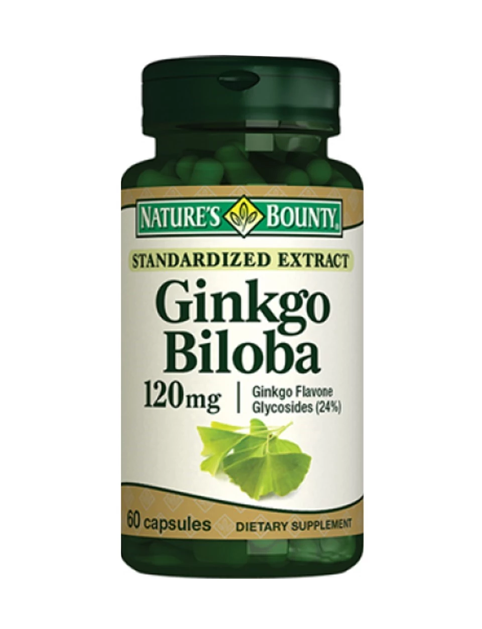 Nature´s Bounty Ginkgo Biloba120 mg 60 Kapsül