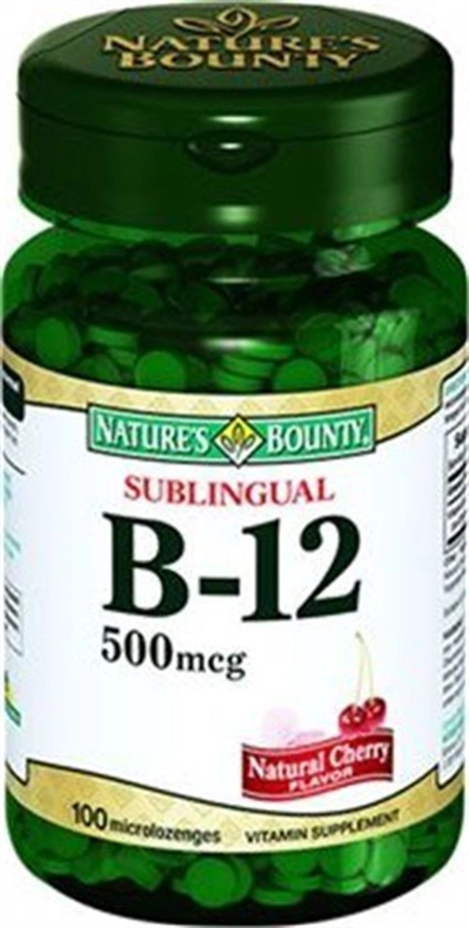 Nature's Bounty B-12 Vitamin 500 mcg 100 Tablet
