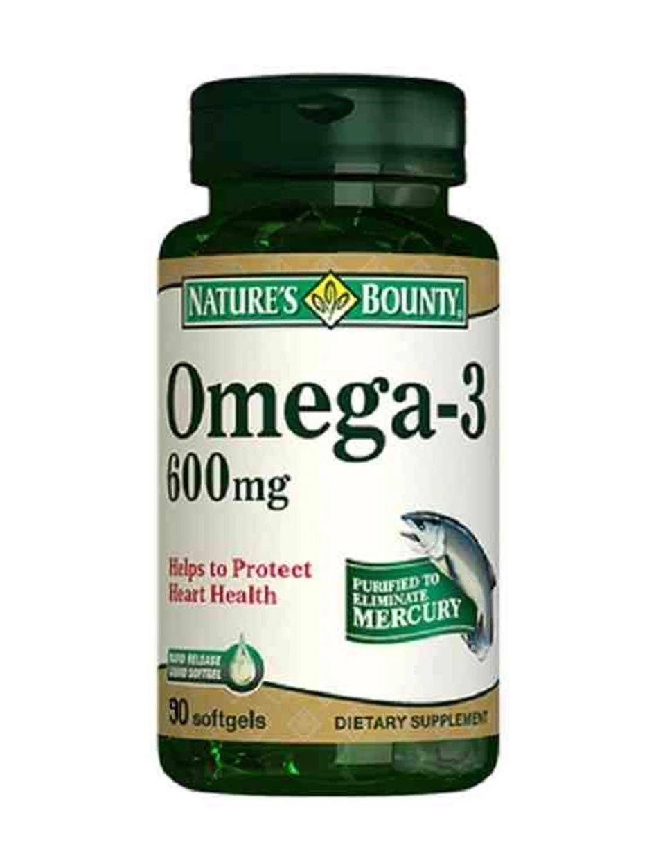 Natures Bounty Omega 3 600 mg 90 cap