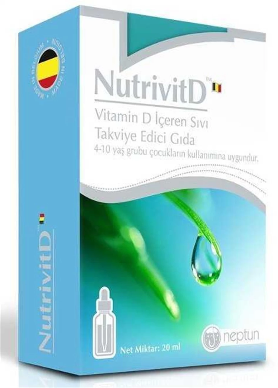 Nutrivit D Vitamin D İçeren Sıvı Takviye Edici Gıda 20 Ml