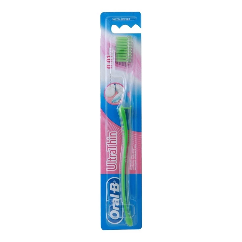 Ora-B Diş Fırçası Ultrathin Hassas Diş Eti Bakımı Ekstra Yumuşak Yeşil