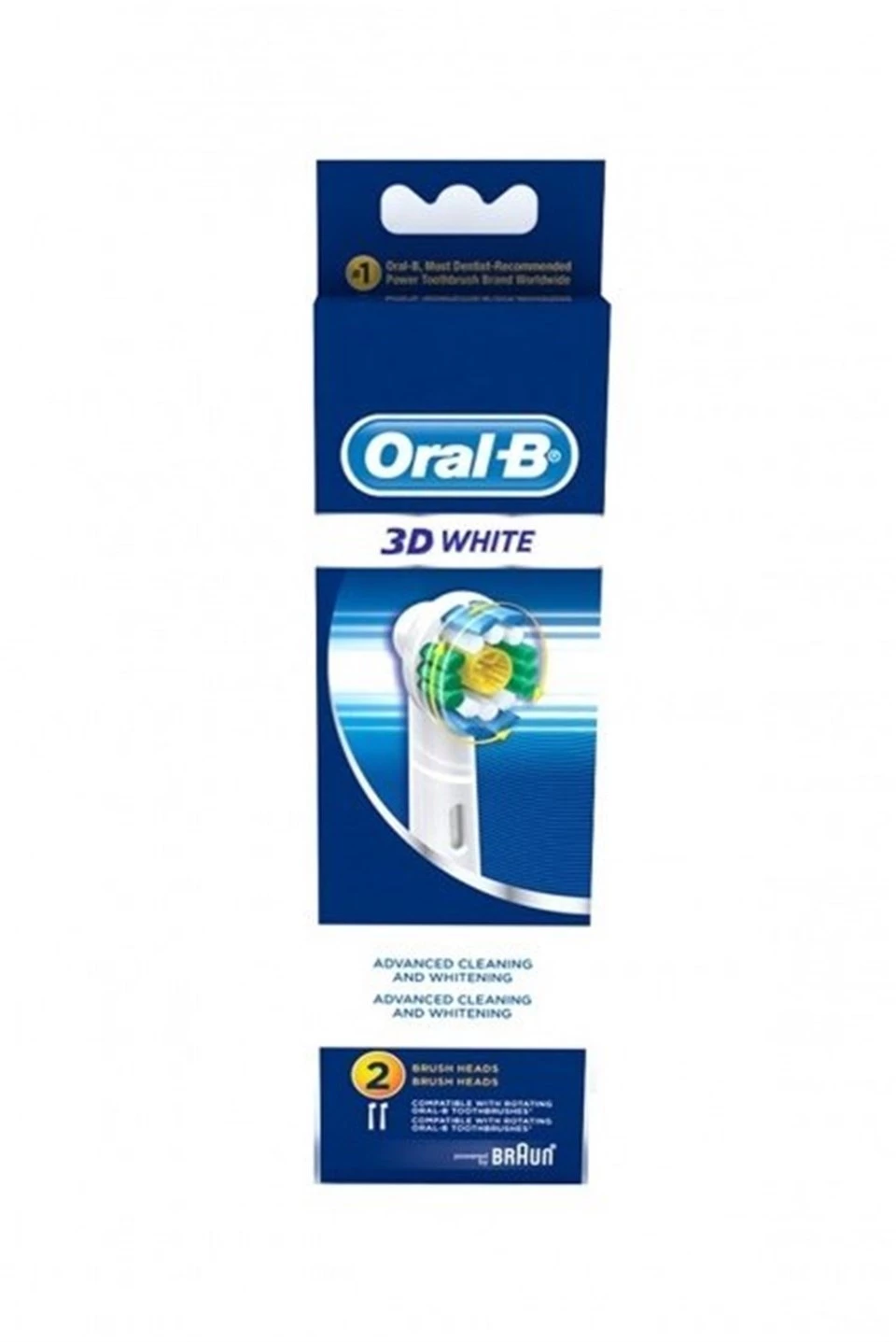 ORAL-B Diş Fırçası Yedek Başlığı Pro White 2 adet