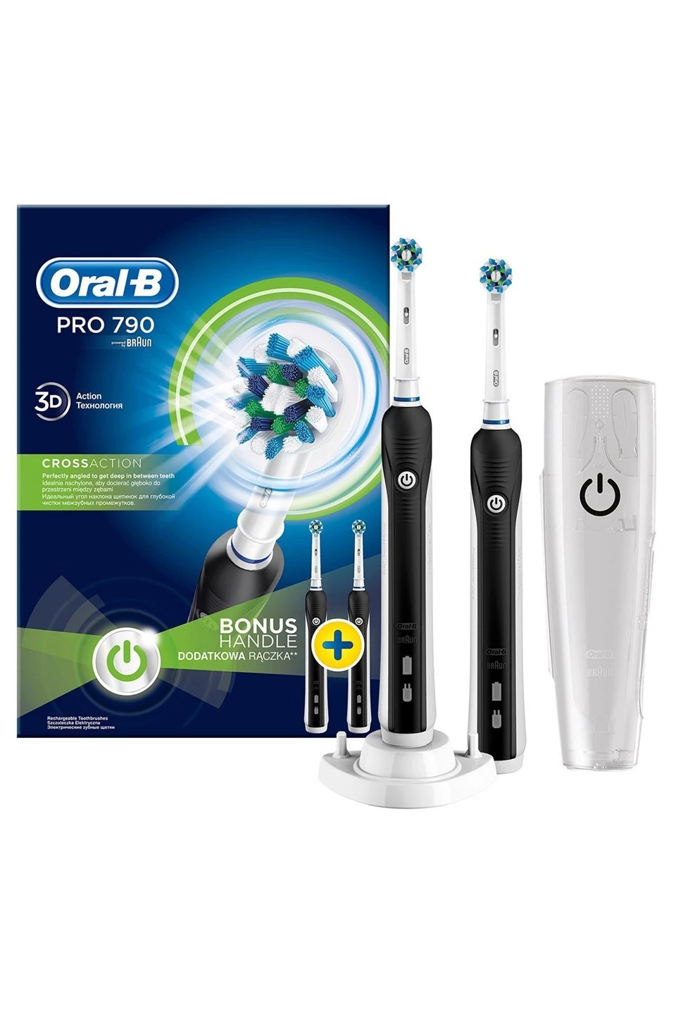 Oral-B Pro 790 Şarj Edilebilir Diş Fırçası Siyah