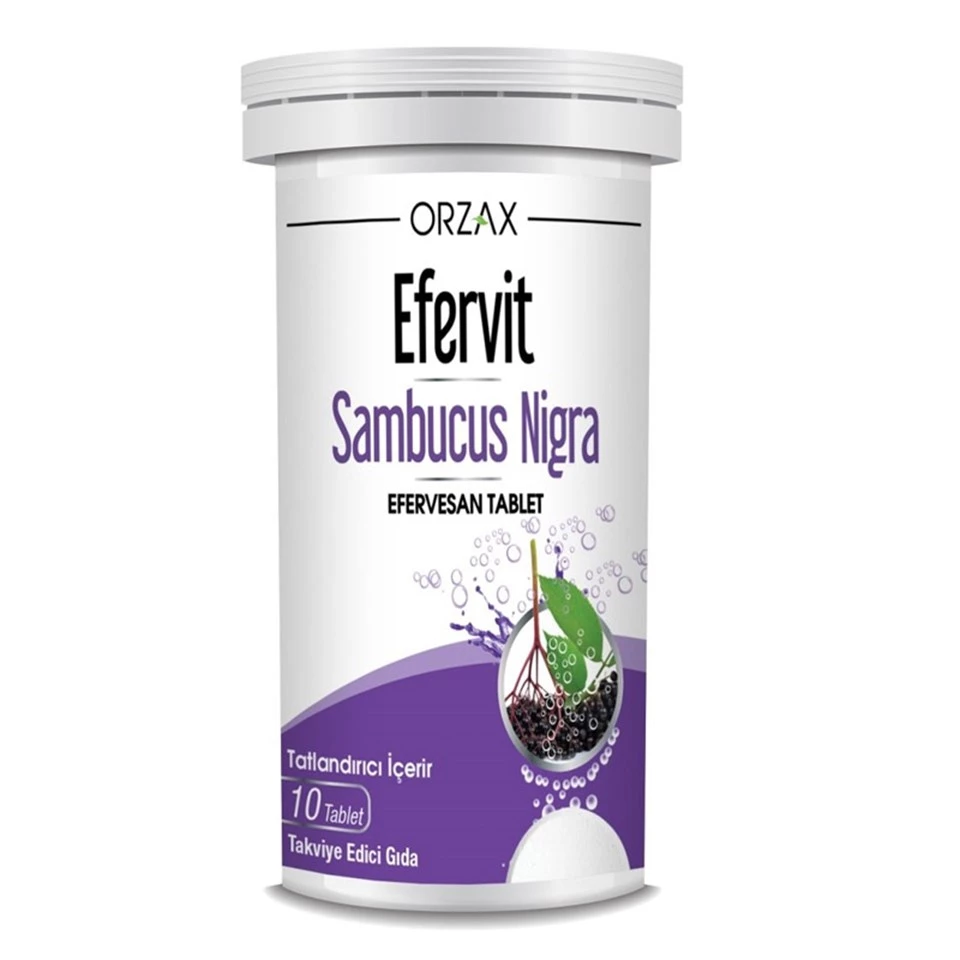 Orzax Efervit Sambucus Nigra 10 Tablet