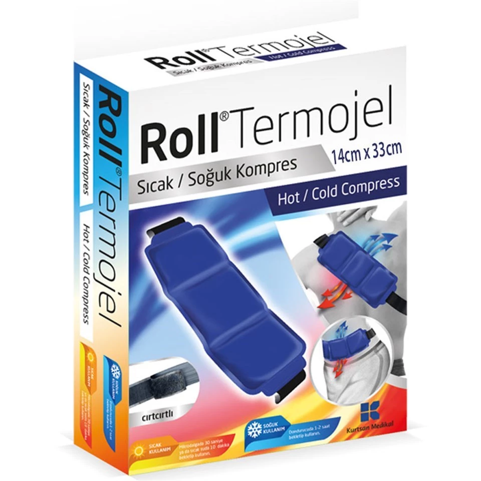 Roll Termojel Cırtcırtlı Sıcak - Soğuk Kompres 14 cm x 33 cm