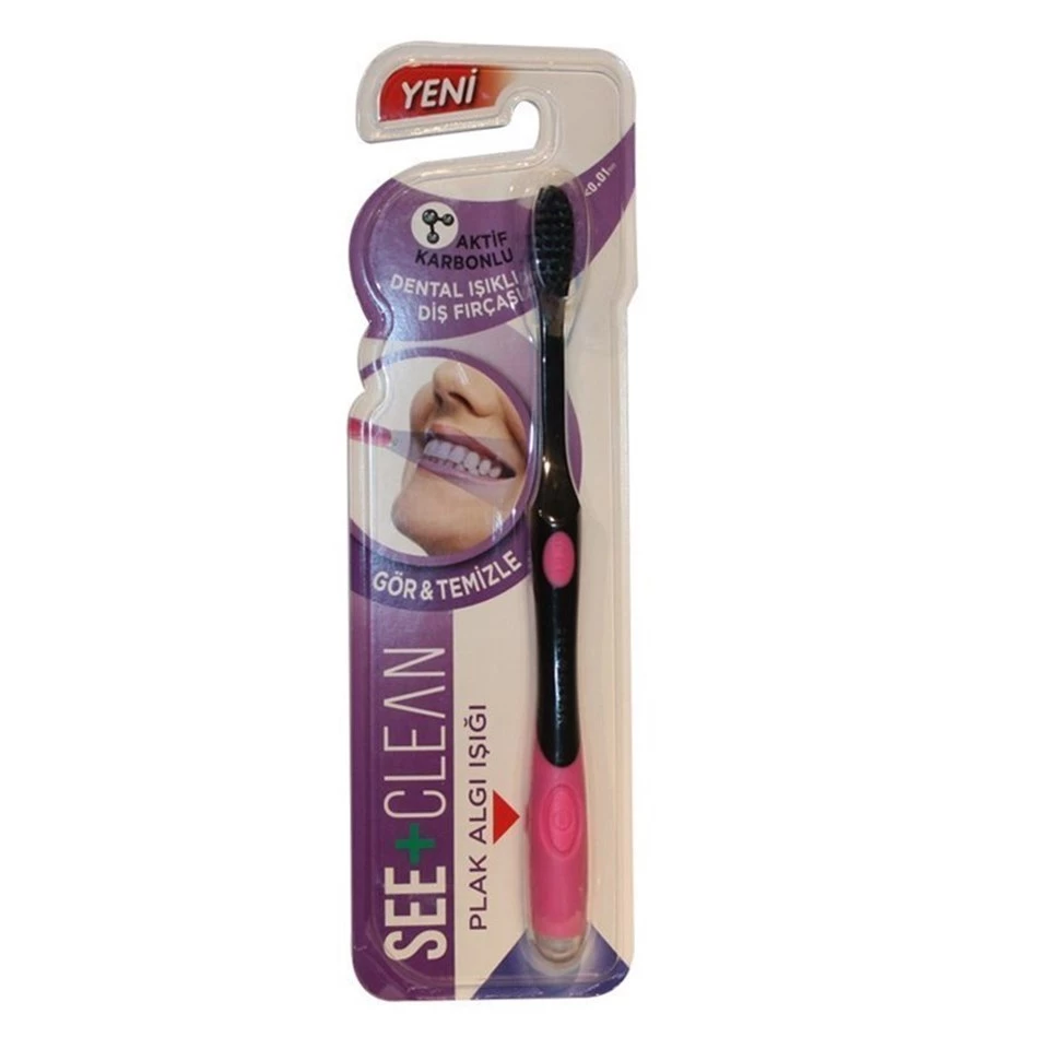 See+Clean Dental Işıklı Diş Fırçası Pembe