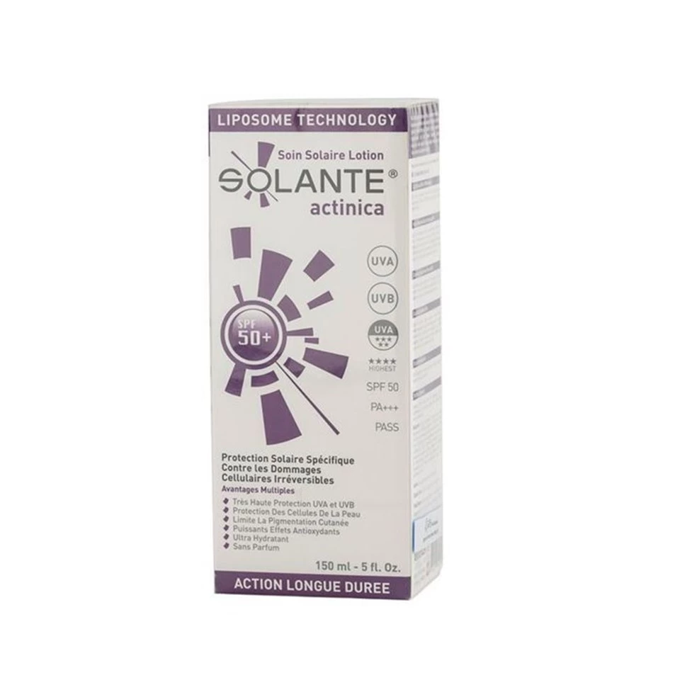 Solante Actinica Sun Care Lotion SPF50+ 150ml