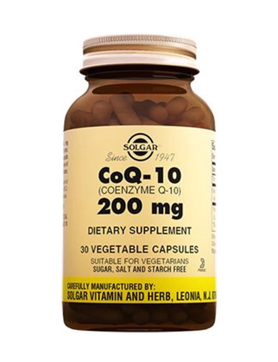 Solgar Coenzyme Q-10 200 mg 30 Kapsül