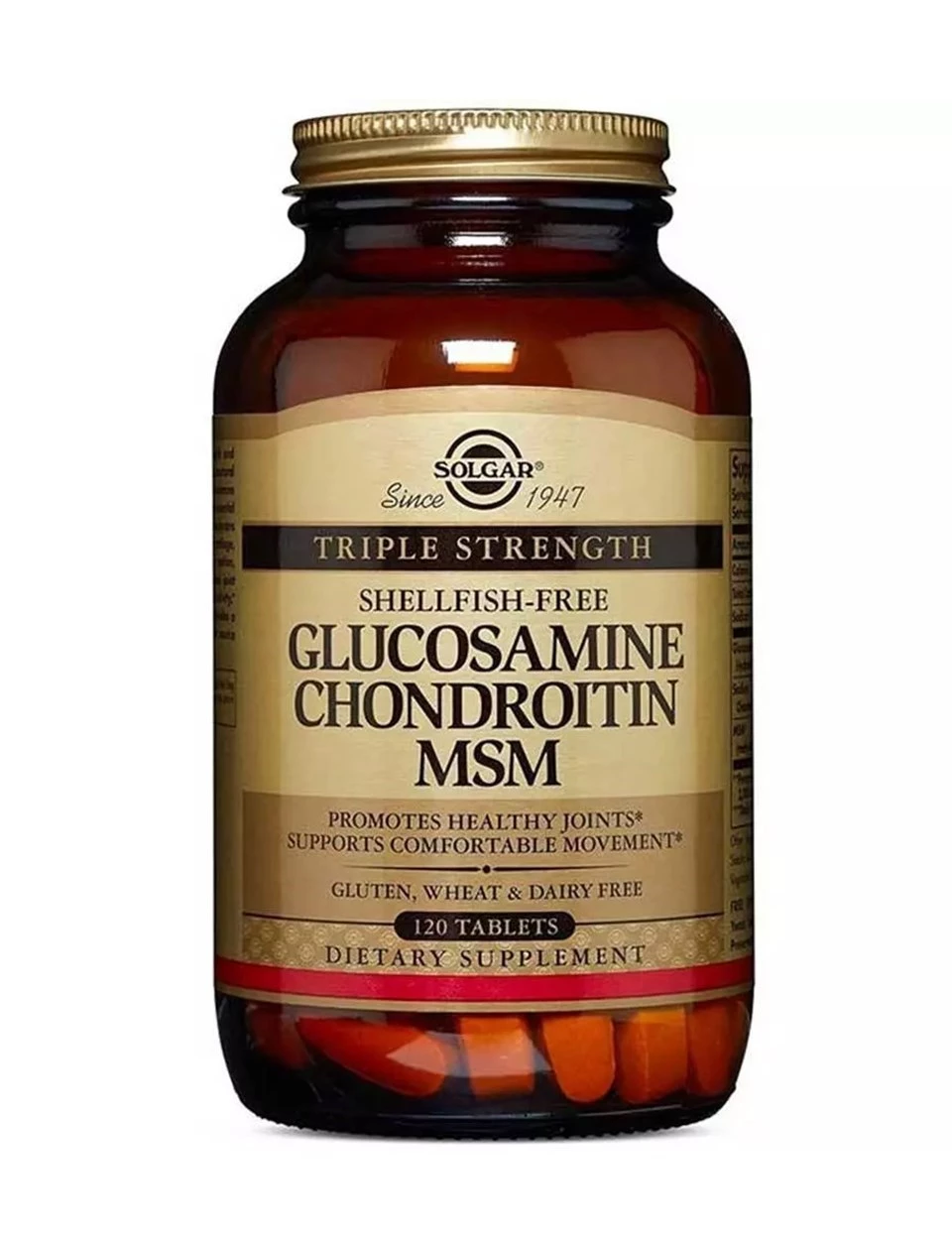 Solgar Glucosamine Chondroitin MSM 120 Tablet