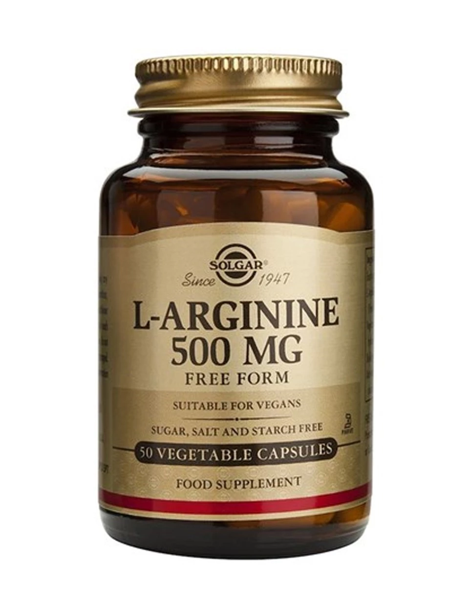 Solgar L-Arginine 500 Mg 50 Tablet
