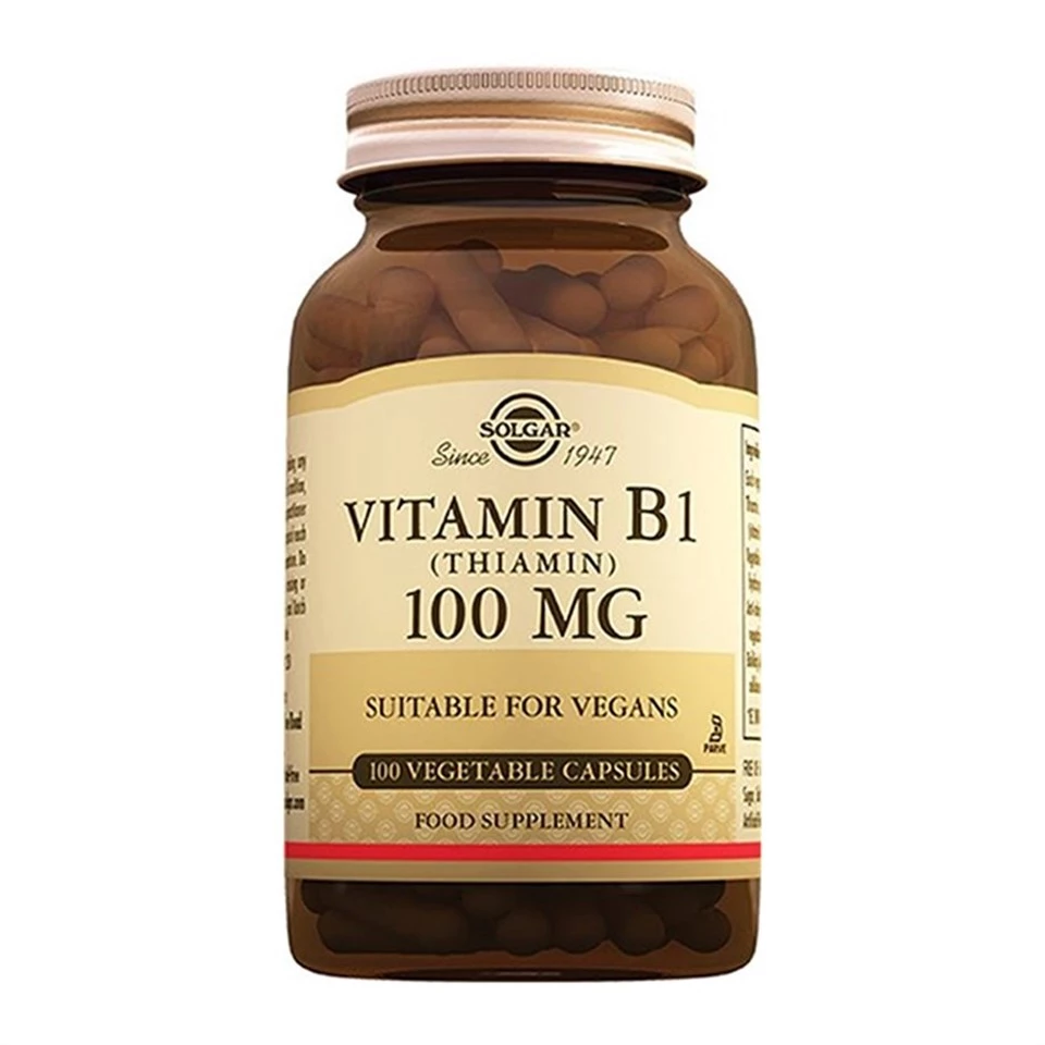 Solgar Vitamin B1 - Thiamin 100Mg 100 Kapsül